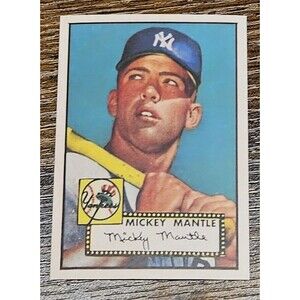 Mickey Mantle 1952 Topps Rookie Card (RC) REPRINT #311 N.Y. Yankees